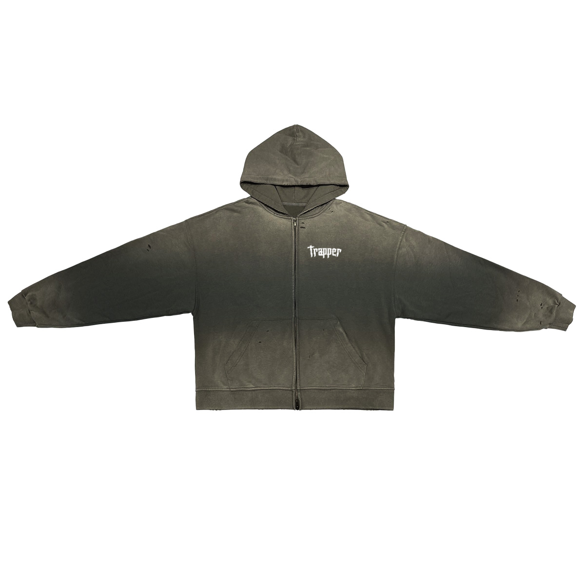GABBER TO HEAVEN BASIC Sweatshirt Reißverschluss Oversize Unisex