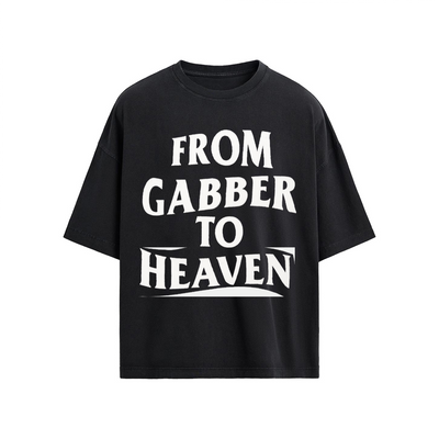 GABBER TO HEAVEN LOWCORE V1 Unisex Oversize T-Shirt