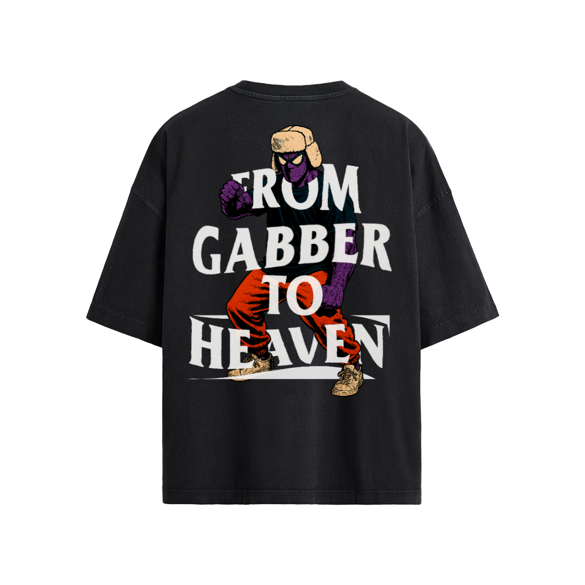 GABBER TO HEAVEN UPCORE V1 Unisex Oversize T-Shirt