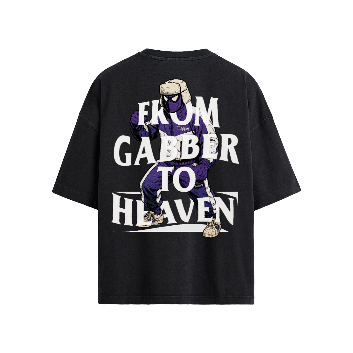GABBER TO HEAVEN UPCORE V2 Unisex Oversize T-Shirt