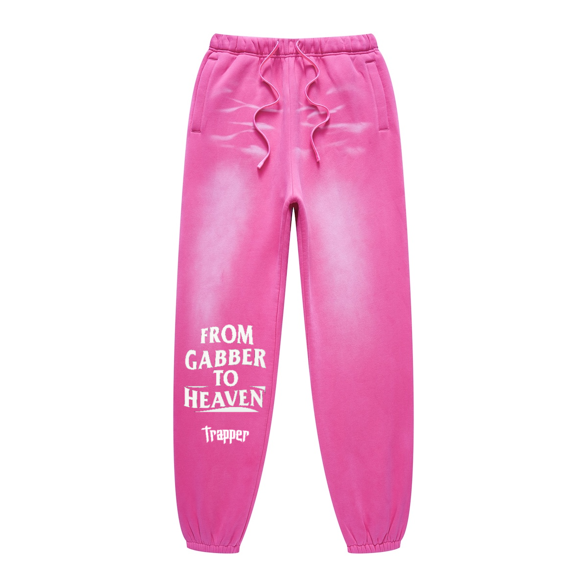 GABBER TO HEAVEN GEWASCHEN PINK Unisex-Hosen